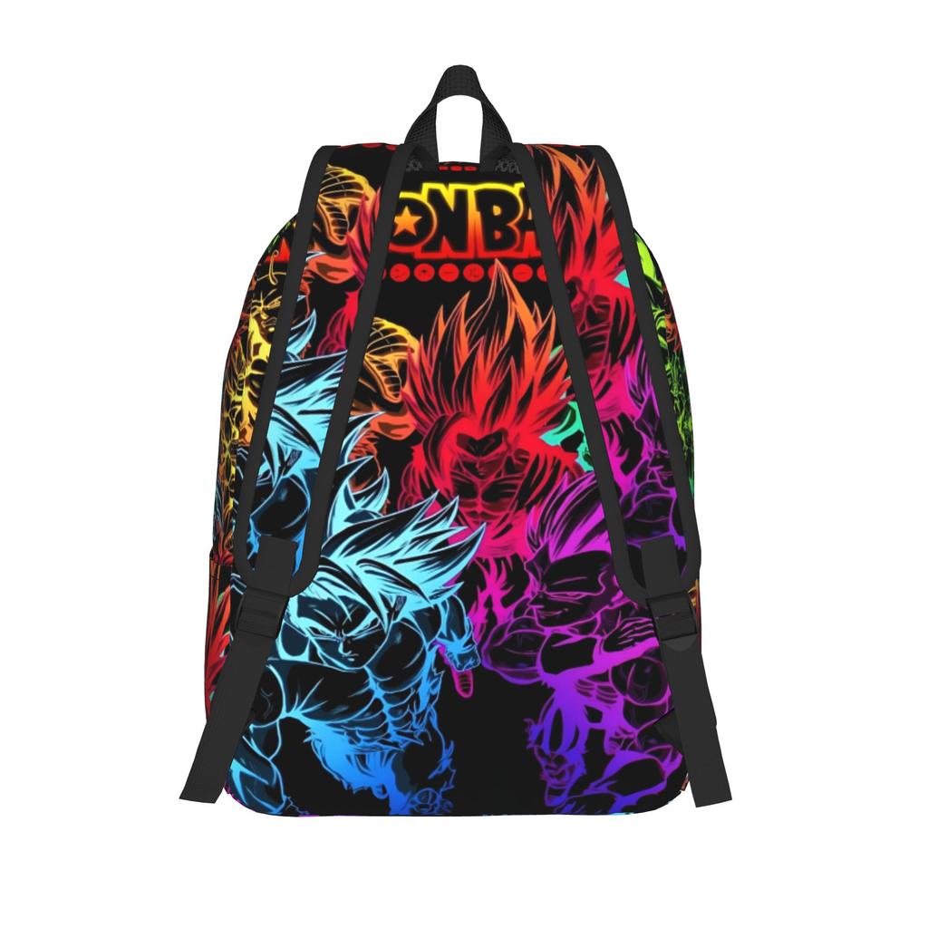 Fashion Dragon Ball Goku Backpack Mochilas Daily School Zipper Closure Rucksack