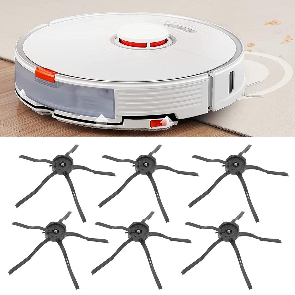 6PCS Robot Vacuum Cleaner Side Brush Silicone Sweeper Side Brush Replacement for     S7