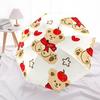 1pc Bear Cherry Open/Close Folding Umbrella - Raining Gear for Travel Umbrella, All- Portable Umbrella for & Men 8-Rib yy251229011
