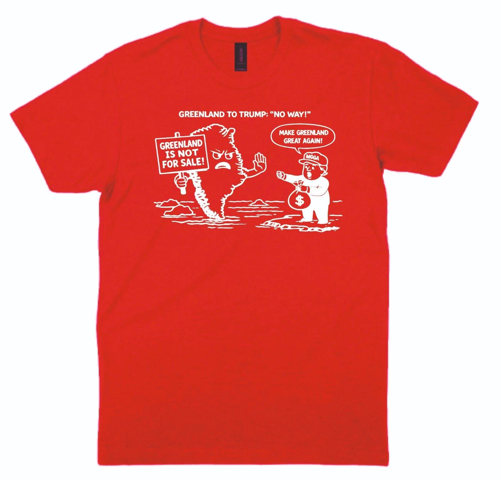 Greenland Is Not For Sale T shirt Political Minerals Trump Denmark USA L