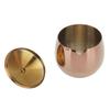 Large Stainless Steel Sugar Bowl Spice Jar With Lid Storage For Salt Candy Coffee Dishwasher Safe