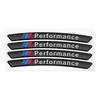 BBKP7 4Pcs Aluminum Car Badge Styling Wheel Hub Rims Decor Stickers For BMW E90 E91 E92 E93 E60 E61 F10 F30 F07 E63 E64 F12 F13 X1 X3