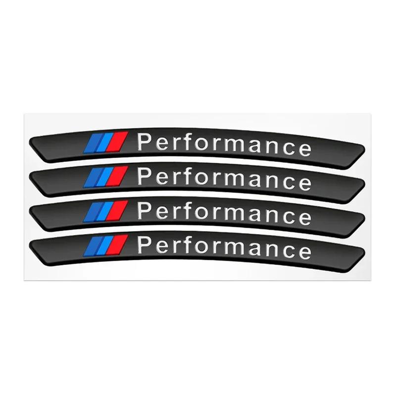 BBKP7 4Pcs Aluminum Car Badge Styling Wheel Hub Rims Decor Stickers For BMW E90 E91 E92 E93 E60 E61 F10 F30 F07 E63 E64 F12 F13 X1 X3
