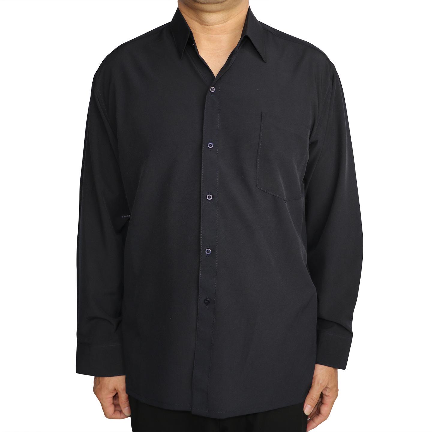 

Мужские рубашки с длинным и коротким рукавом свободного кроя для мужчин среднего и пожилого возраста – Легкая одежда для весны/лета 42 (138-156 lbs)