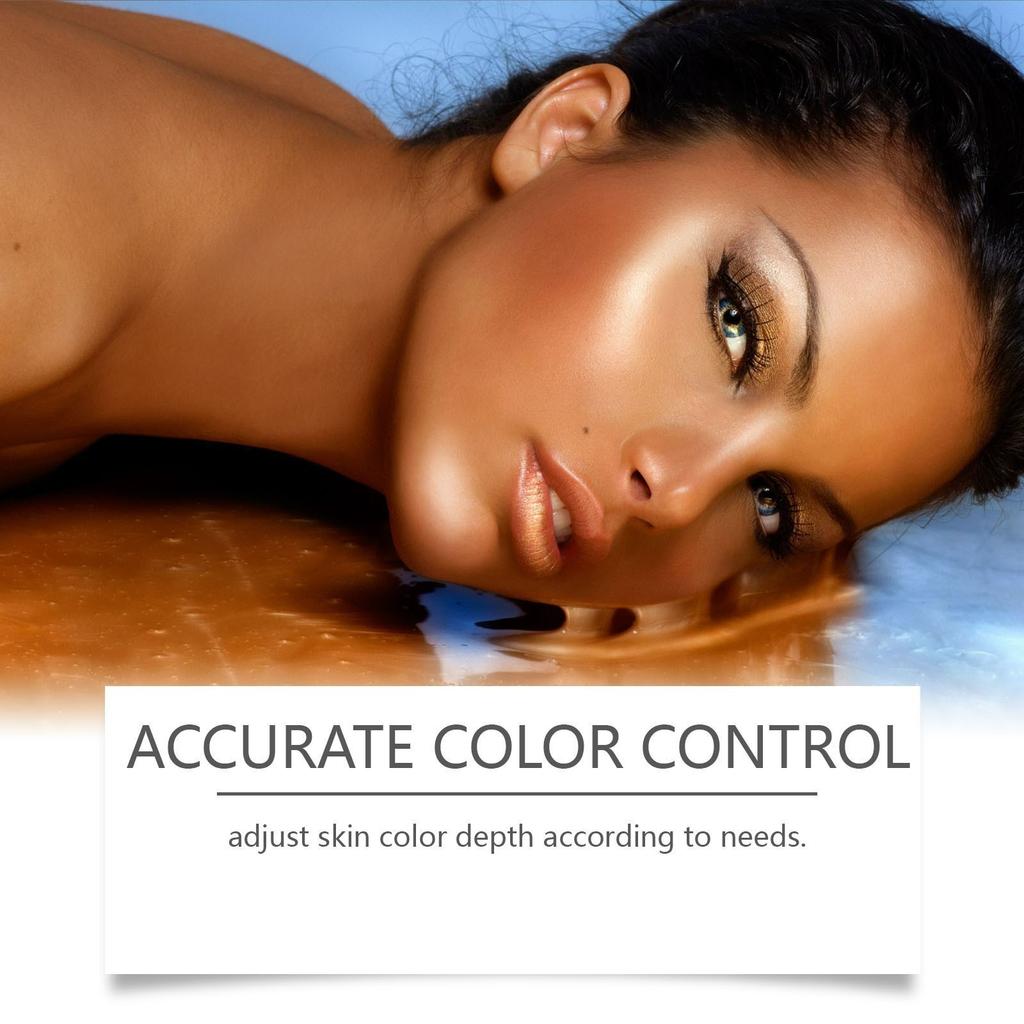 Körperbräunungsserum Sonnenbad Selbstbräuner Haut Weizenfarben Feuchtigkeitsspendende Bräunungslotion, 30 ml