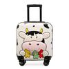 18" Cartoon Unisex Children's Spinner Luggage with Combo Lock & Wheels for Students