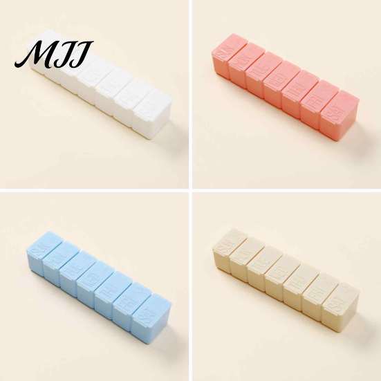 Travel Medication Container Weekly Pill Organizer, Portable 7 Day Container, Moisture-Proof Small Dispenser And Dust-Proof Storage Case for Daily Use