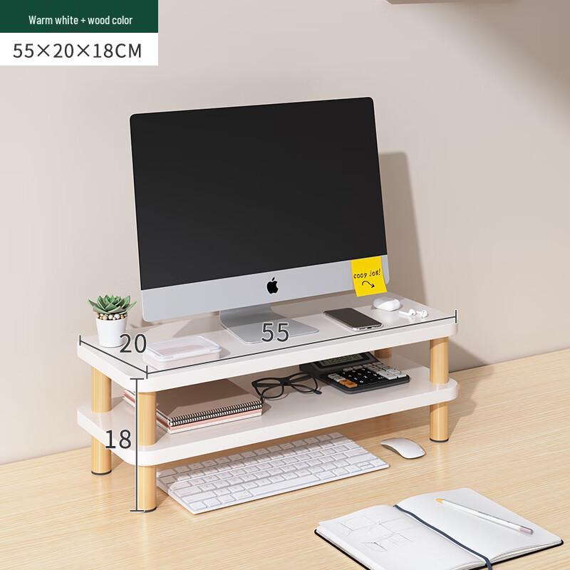 Multi-Tier Desk Clamp Laptop Riser Stand with Wireless Charging