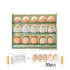 Holder 30 Egg Cartons Space Saving Egg Storage Box Food Containers Refrigerator Organizer Egg Tray