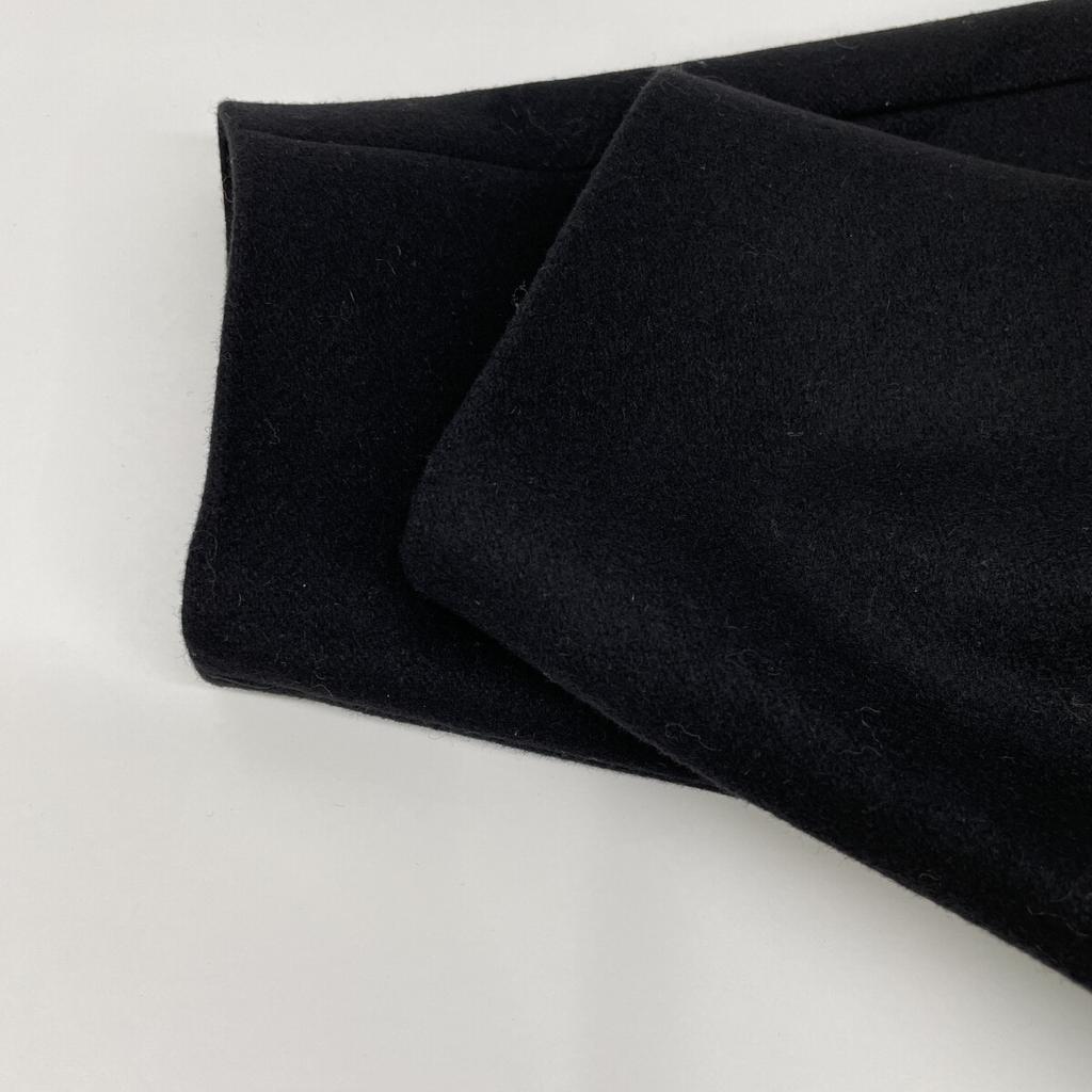 MM6 S52AA0118 Black Single-Breasted Cocoon Coat coat 36 blackUsed