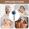 One-Key Stop Shower Head with Filter Element Shower Sprayer Head  Bathroom Accessories
