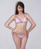 VINAJ Triangle Bikini Panties (Check/Pink)