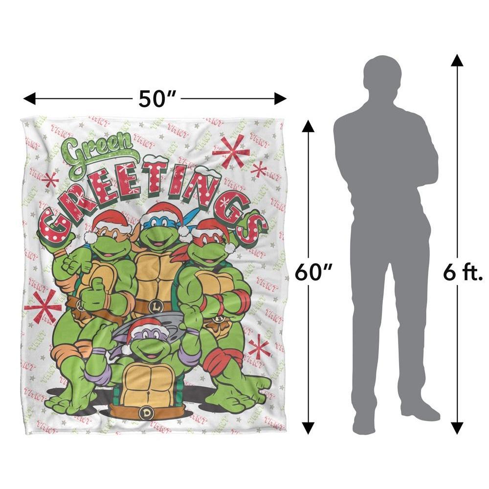 TMNT Greetings Silky Supersoft Blanket