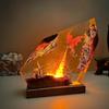 Yousheng Epoxy Resin Dragon Lamp Handmade Flame Dragon Night Light for Bedside Living Room Collectible Gifts for Son Husband Boyfriend Fantasy