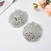 Premium Imitation Pearls Embellished Shoulder Pads Comfort for Business Event Weddings Uniforms