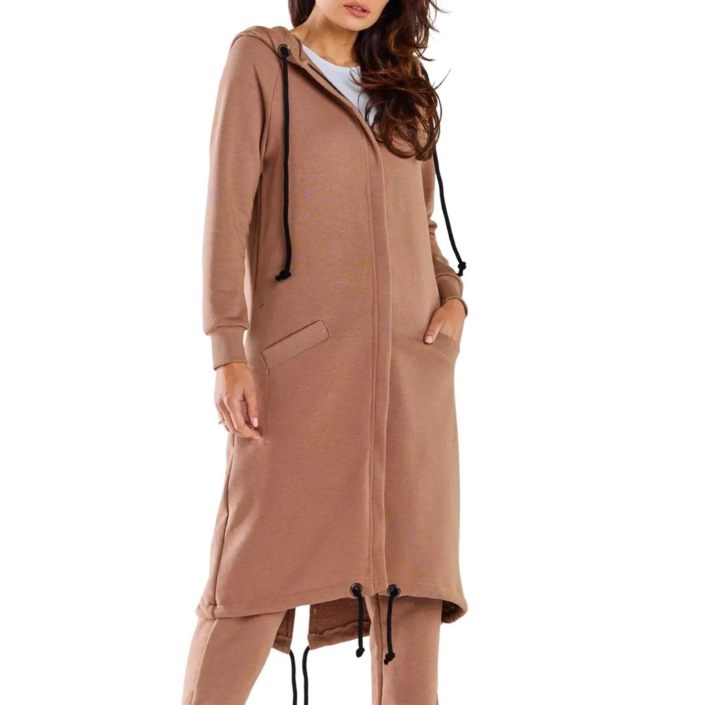 Women's Fashion Casual Solid-color Long-sleeved Cardigan Jacket