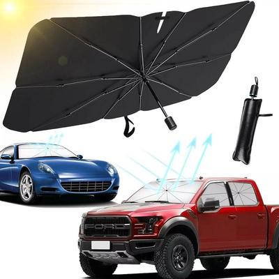 Ombrello Parasole per Parabrezza Auto Retrattile Protezione Solare Anti Isolamento Accessori Auto Ombreggiatura Calore UV Q4Q0