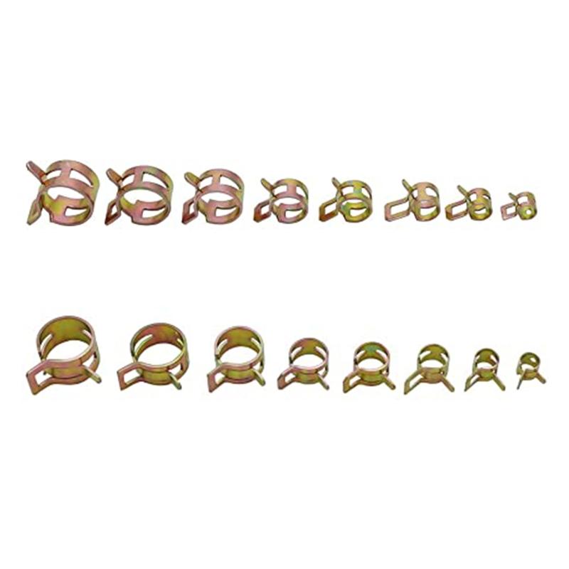 10Pcs Spring Hose Clamp Kit Fuel Line Spring Clamp Hose Pipe Clamp Fasteners 5/6/7/8/9/10/11/12/13/14/15/16mm