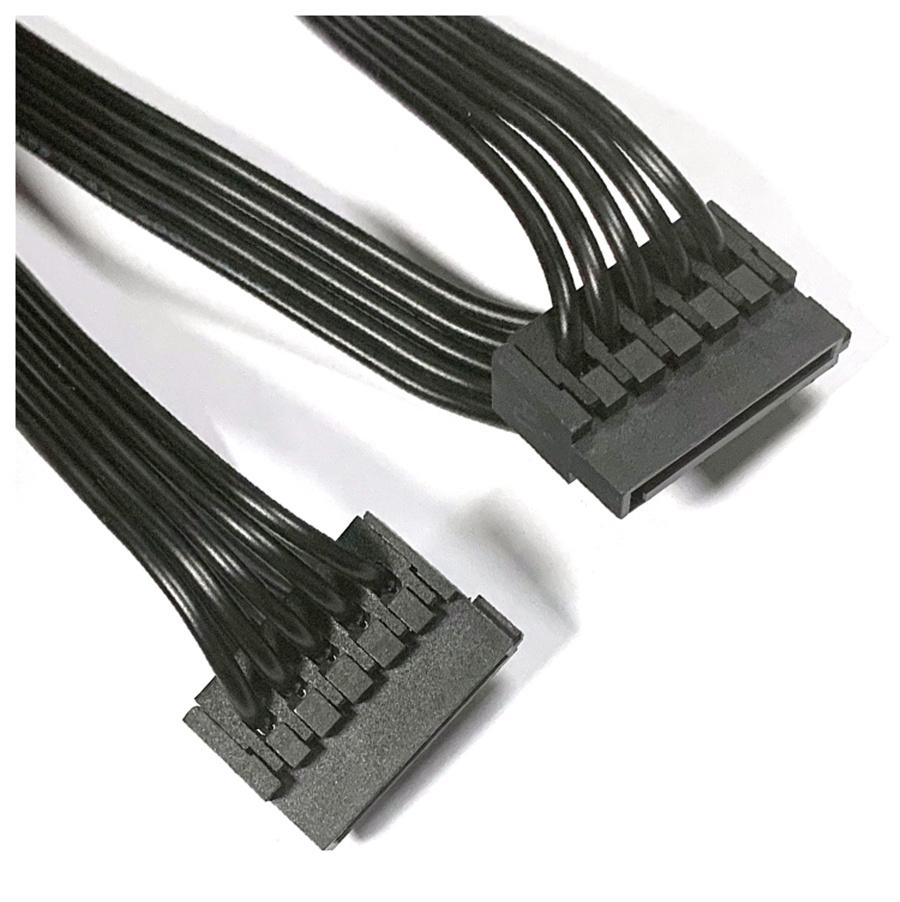 15Pin SATA Power Supply Splitter Cable 1 Male to 5 Female Extension Power Cord