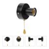  Ceiling Bedside Light Switch Wire The Lamp Holder with Pull Chain Stainless Steel Pullswitch