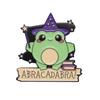 Animal Letter Whimsical Metal Badge Brooch Featuring Quirky Frog And Bat Style