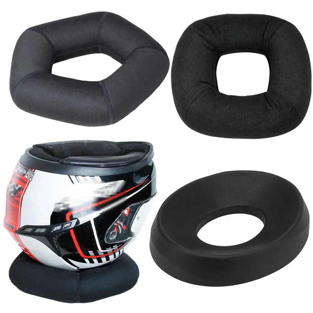 Motorradhelmständer Helmhalterung Pentagon Quadratischer Donut-Pad für Motorrad Schneemobil Skateboarding Rollerhelm