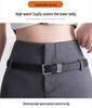 American Spicy Black Sexy High-Waist A-Line Midi Skirt for Plus Size Women