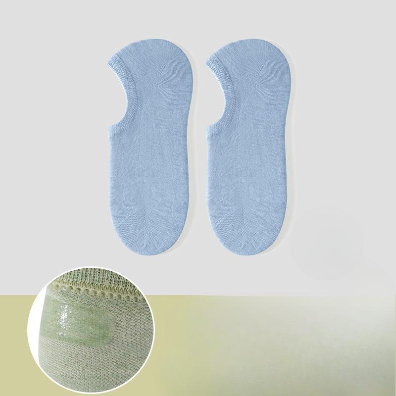 Female Summer Thin New Cotton Shallow Mouth Invisible Non Slip Not To Drop with The Boat Socks