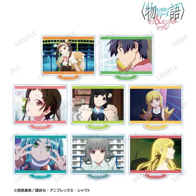 Monogatari Series Trading Scene Acrylic Stand 1box  8pcs 