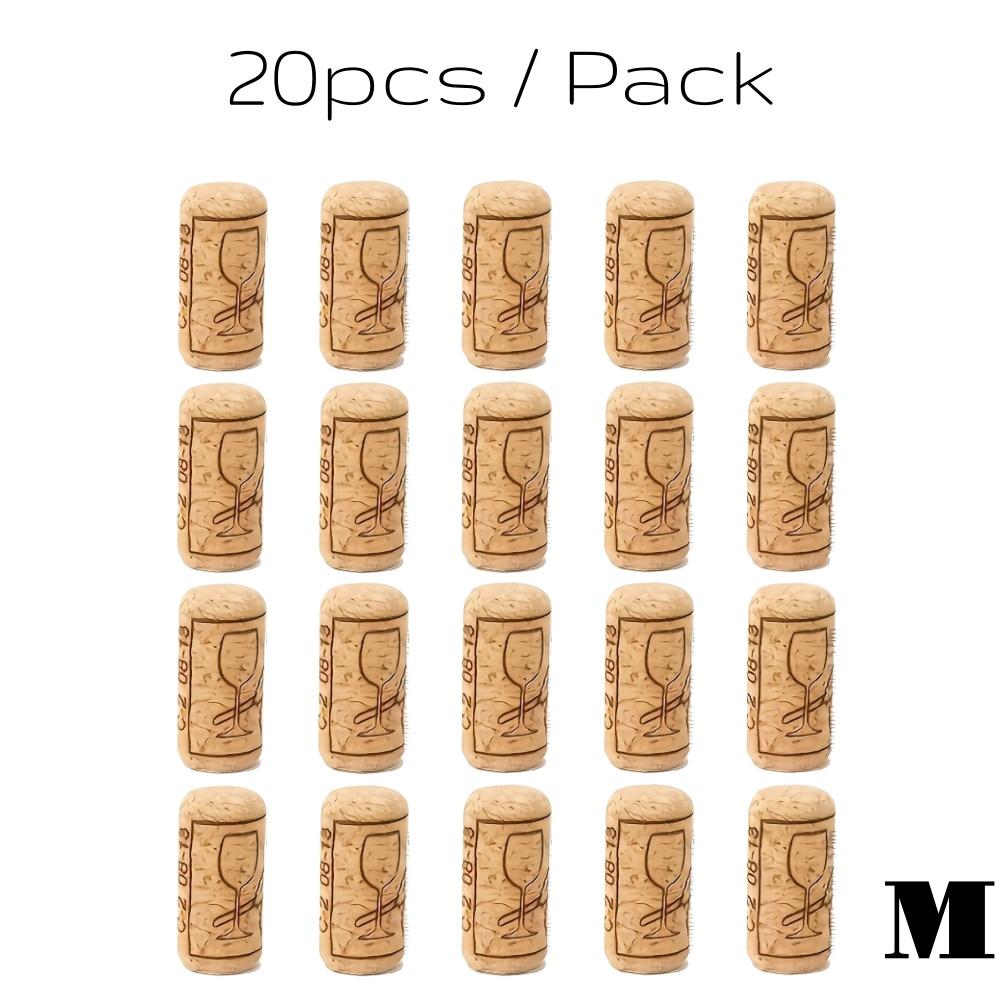 20/100pcs Natural Soft Wood Corks Wooden Wine Bottle Stopper for Wine Making Craft Leakproof Beer Sealing Cork Kitchen DIY Decor