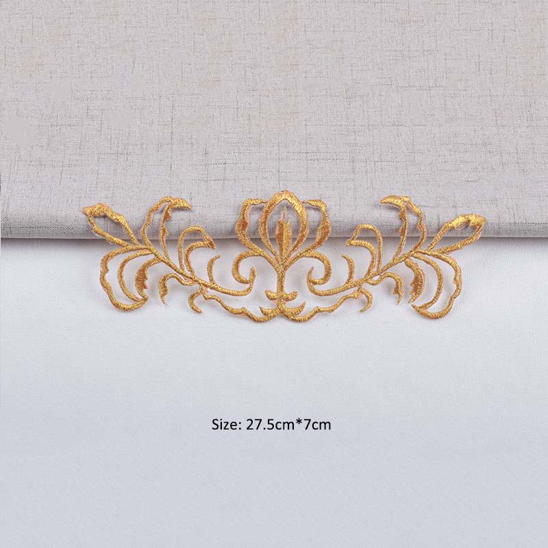 Diy Garment Decorative Hotfix Accessories Patch Sticker Embroidery Costume Dress Bag Hat Edge Embellished Iron-on Applique Patch