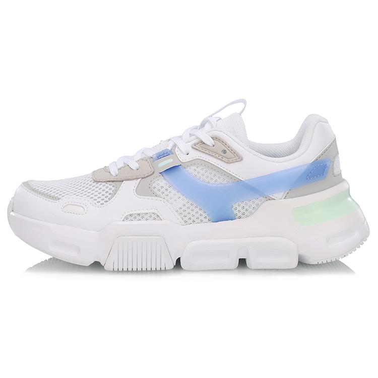 

Новые повседневные кроссовки LINING Mark Женские низкие белые/синие AGLP048-1 36