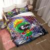 3D Spel Marvin de Marsiaan Cartoon Beddengoed Set Print Beddengoed Set Met Kussensloop Bed Dekbedovertrek Enkel Dubbel Queen Super King Maat