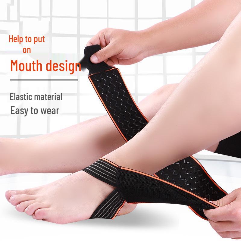 Unisex Black Ankle Support: Breathable, Lightweight Compression Wrap for Fitness & Anti-Sprain Protection