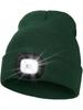 Rechargeable LED Knit Hat: Waterproof, Warm Outdoor Beanie with Light for Winter Running & Cycling