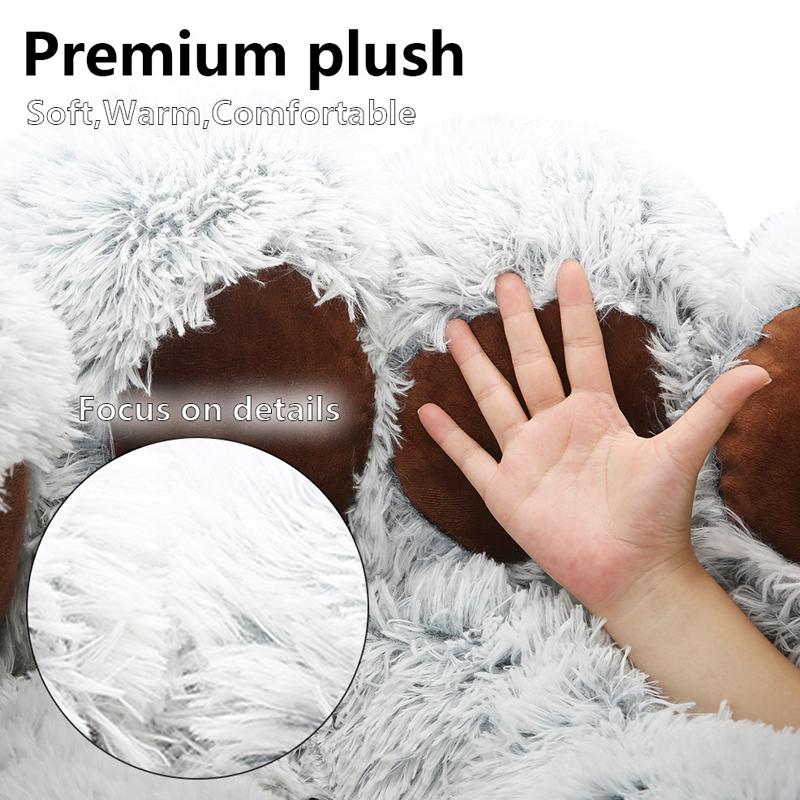 Fluffy Pet Bed Large Pet Products Dogs Beds Small Sofa Baskets Pets Kennel Mat Puppy Cats Supplies Basket Blanket Accessories