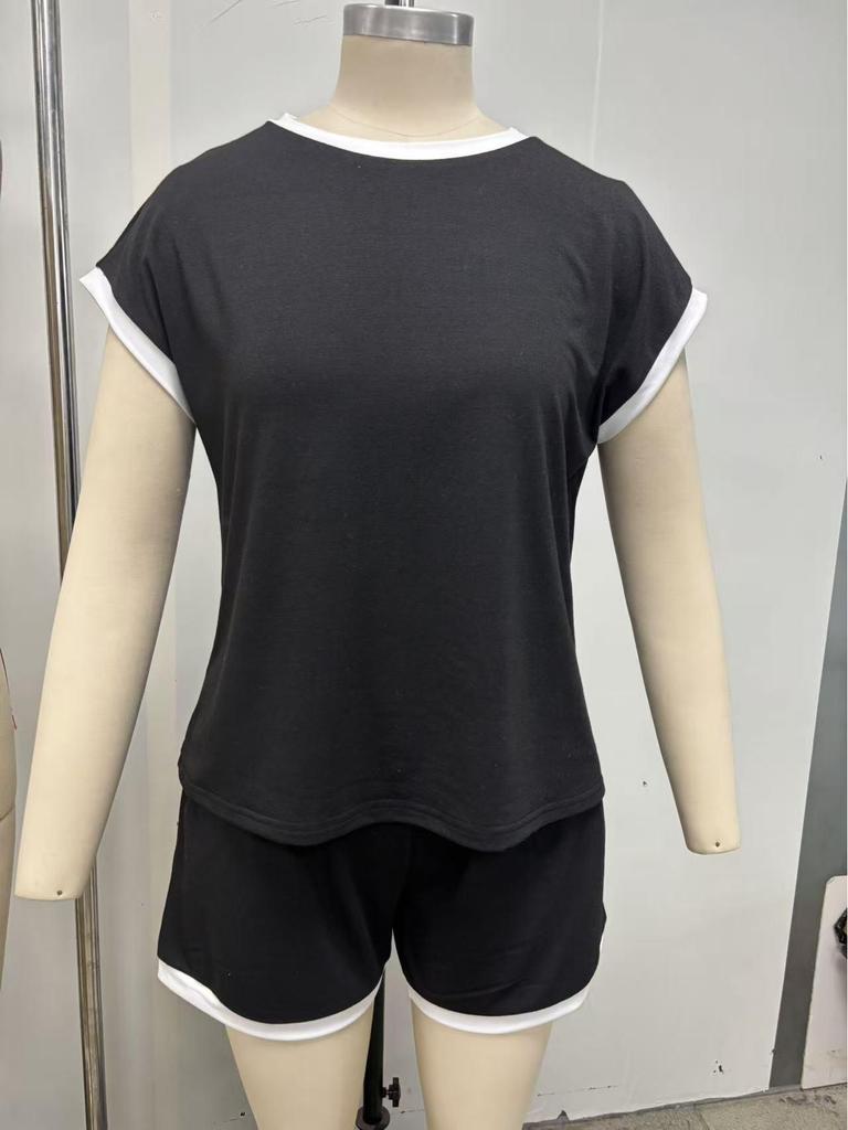 European & American Casual Women's Short Sleeve Shorts Set (2026 Edition)