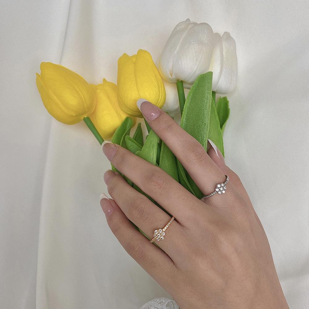 Tancise Femei Clasic 925 Inel cu zirconiu din argint Sterling Bijuterii pentru dama Cadou de petrecere de promisiune de nunta