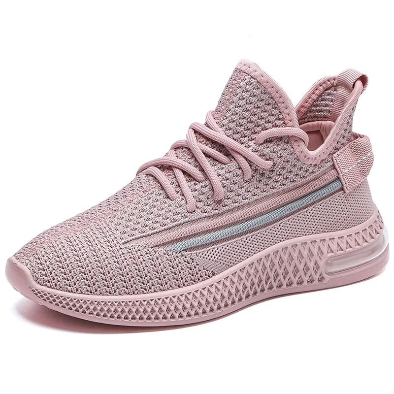 

Женская обувь BKQU Foreign Trade весна и осень, новые спортивные туфли, дышащие повседневные легкие кроссовки для бега 37