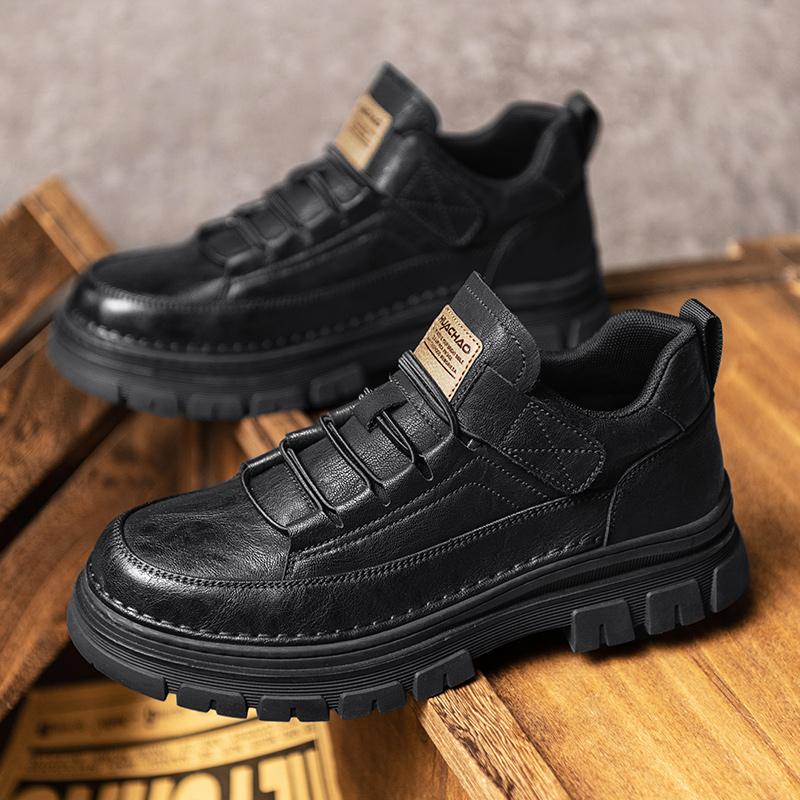 

Кожаная обувь Повседневная деловая обувь для мужчин Платье Tenis De Hombre Мокасины Мокасин Tenis Caballero Дизайнерская 44 чёрный