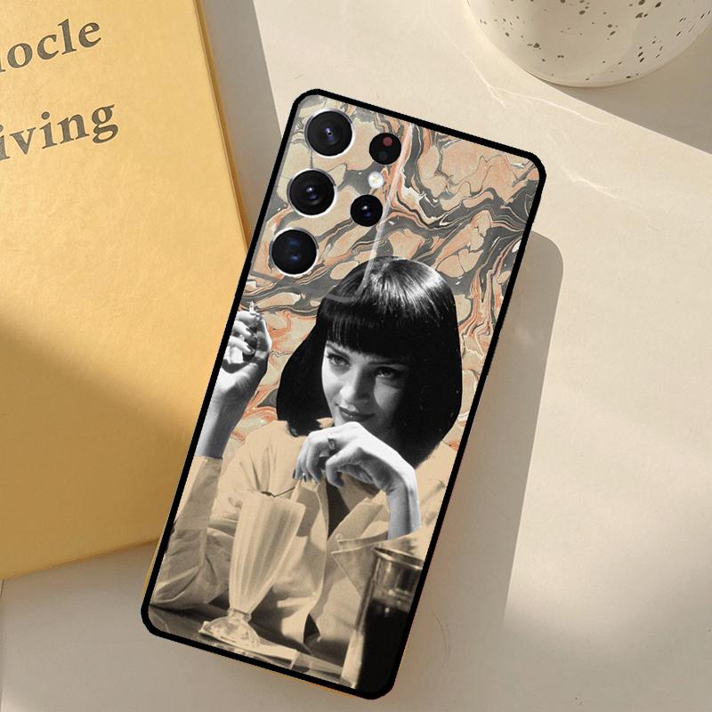 Pulp Fiction Phone Case For Samsung Galaxy S25 Ultra S20 S21 S22 S23 S24 S9 S10 Plus S25 FE Cover Shell