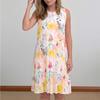 2026 Women's Spring New Arrival, Amazon Cross-Border Europe and America Fashion Casual Loose Printed Pleated Dress