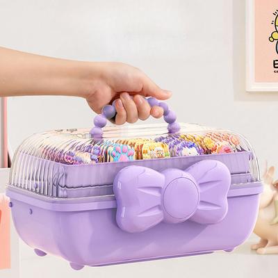 Multi-Layer Hairpin Organizer Cute Girl Jewelry Case Head Rope Headband Display Rack Children'S Hair Accessories Storage Box