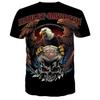 2026 Summer Fashion 3D Printed Short Sleeve T Shirt Casual Animal Eagle Hip Hop Rock Personality Creative O Neck Tee Men