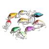 10pcs Fishing Lures Kinds Of Minnow Fish Bass Tackle Hooks Crankbaits Baits