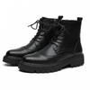 Boots For Men Brogues Leather Shoes Fashion Motorcycle Ankle Military Boots For Men Winter Boots Man Shoes Lace-Up Botas Hombre