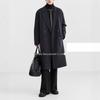 Men's Long Wool/Down Lapel Winter Coat