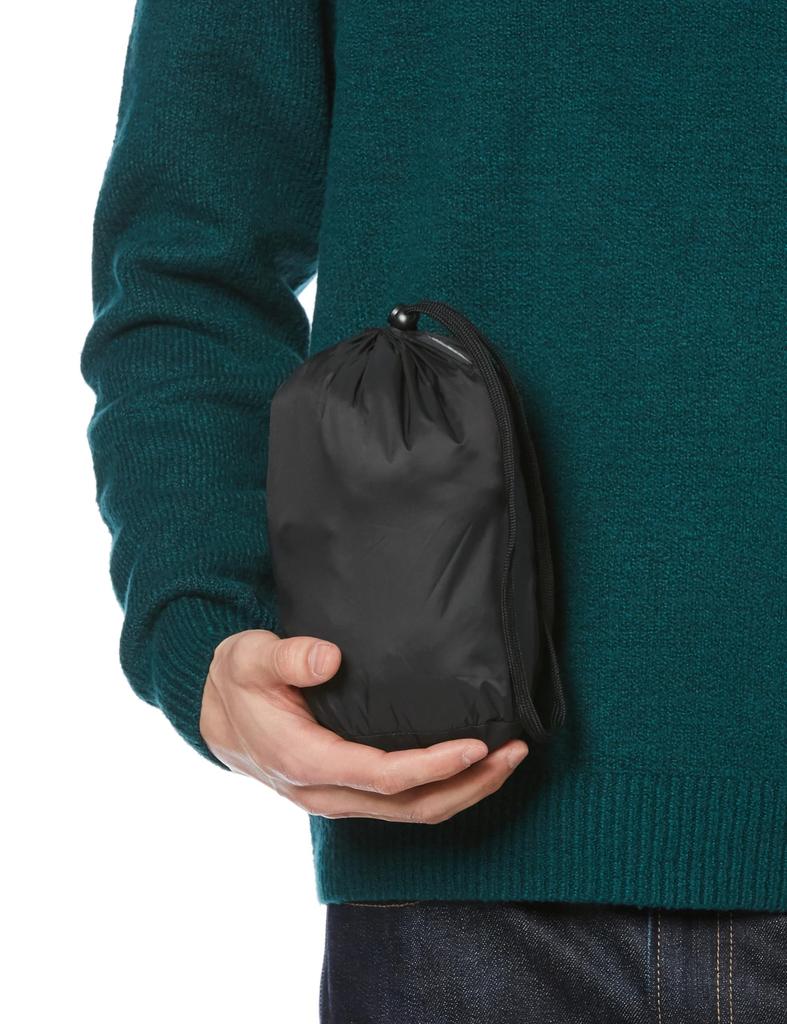 Amazon Essentials Lightweight Packable Waterproof Puffer Jacket, Men's, Black, Size XL