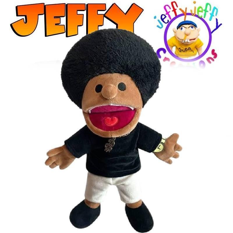 Hilarious Jeff Hand Puppet Toy With Movable Mouth And Control Rod For Fun