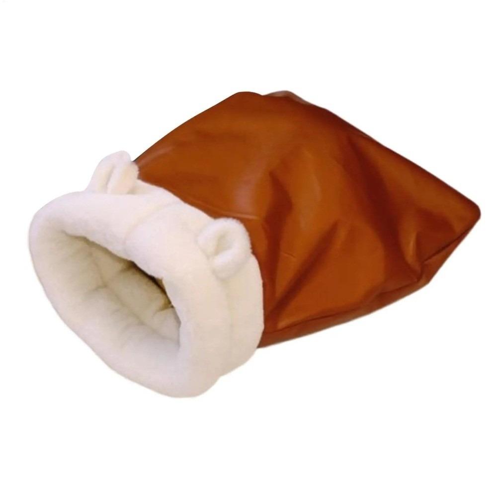 Comfortable Cat Sleeping Bag Plush Winter Pet Bed Soft Puppy Cave Winter